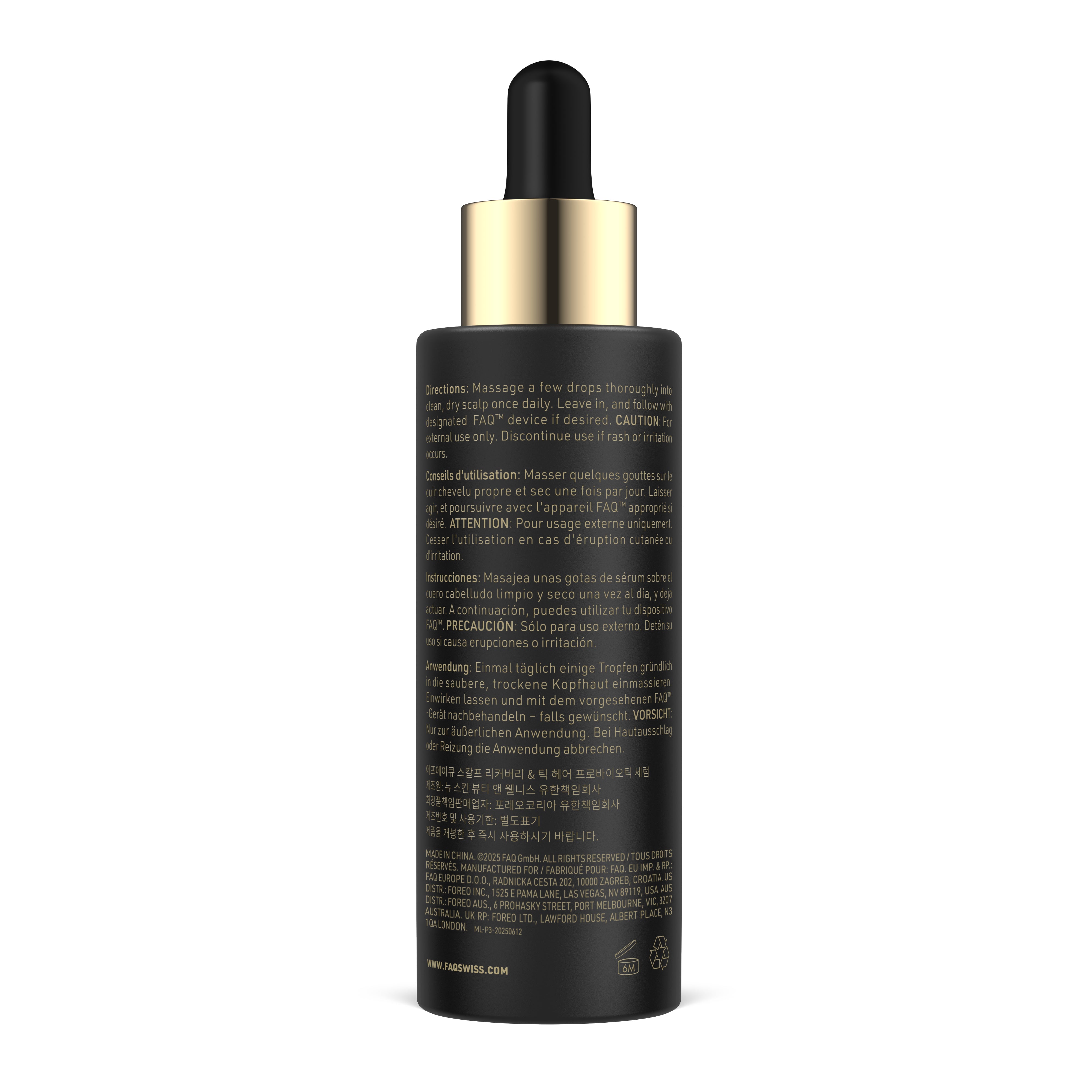 FAQ Scalp Recovery & Thick Hair Probiotic Serum 60mL
