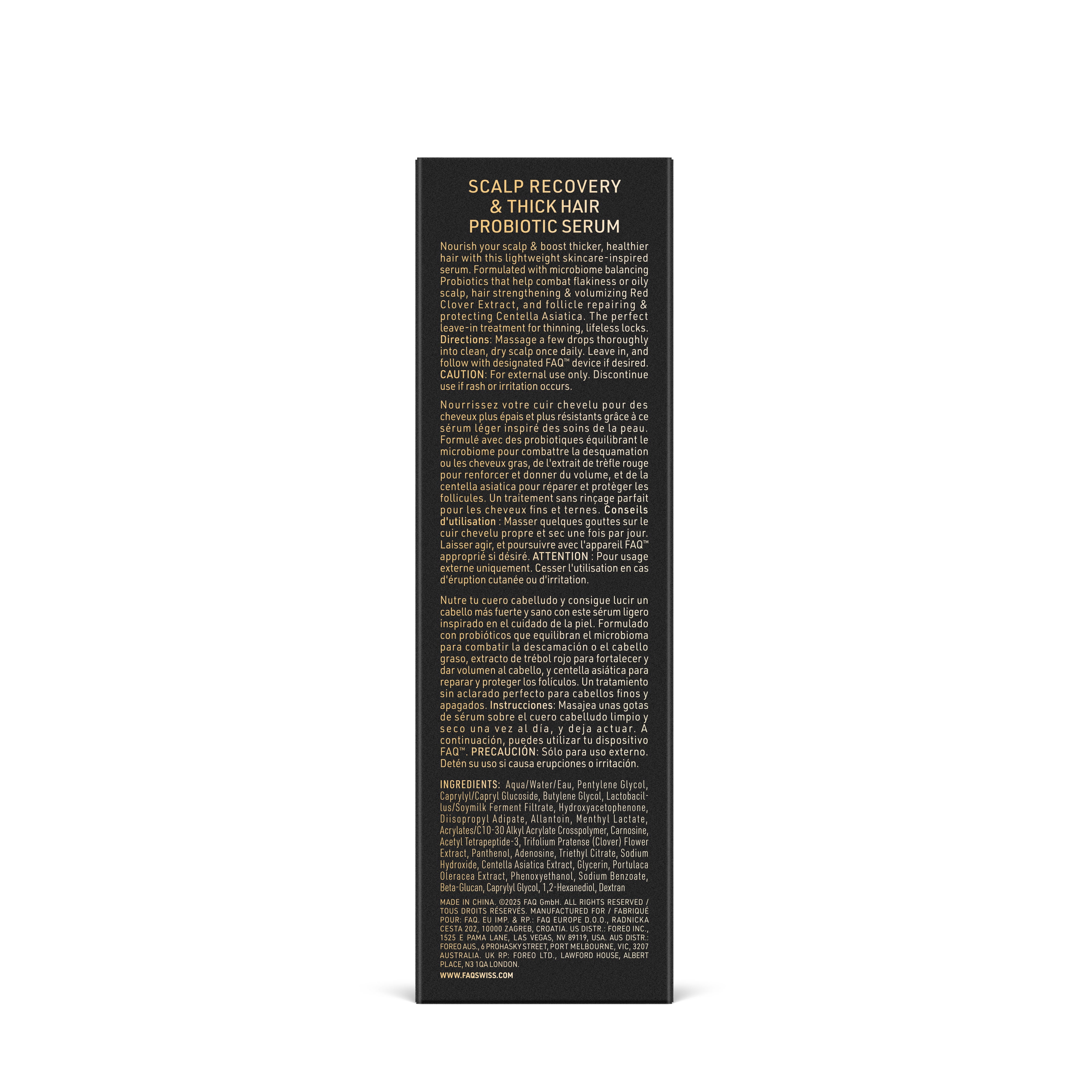 FAQ Scalp Recovery & Thick Hair Probiotic Serum 60mL