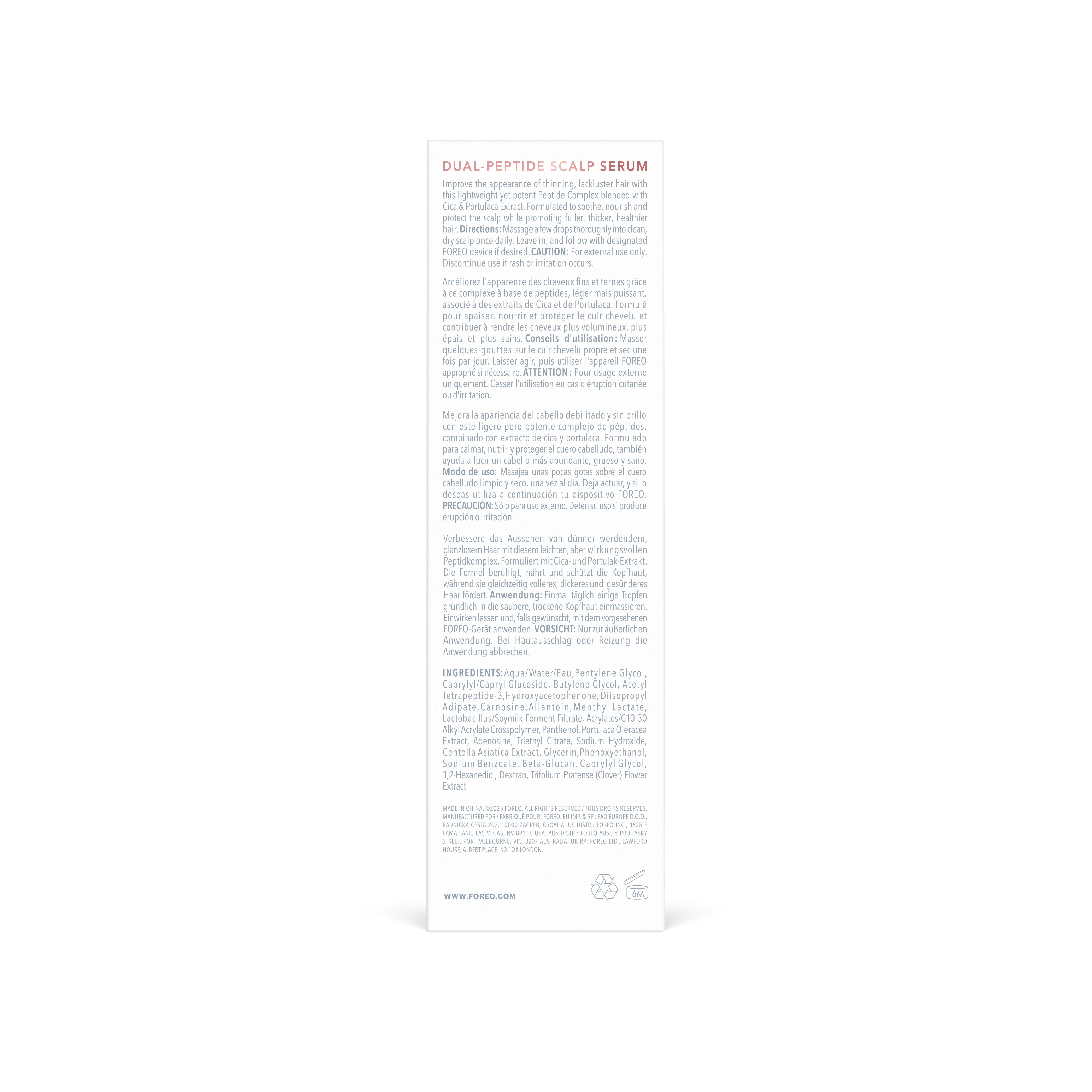 FOREO LUNA Dual-Peptide Scalp Serum 60mL