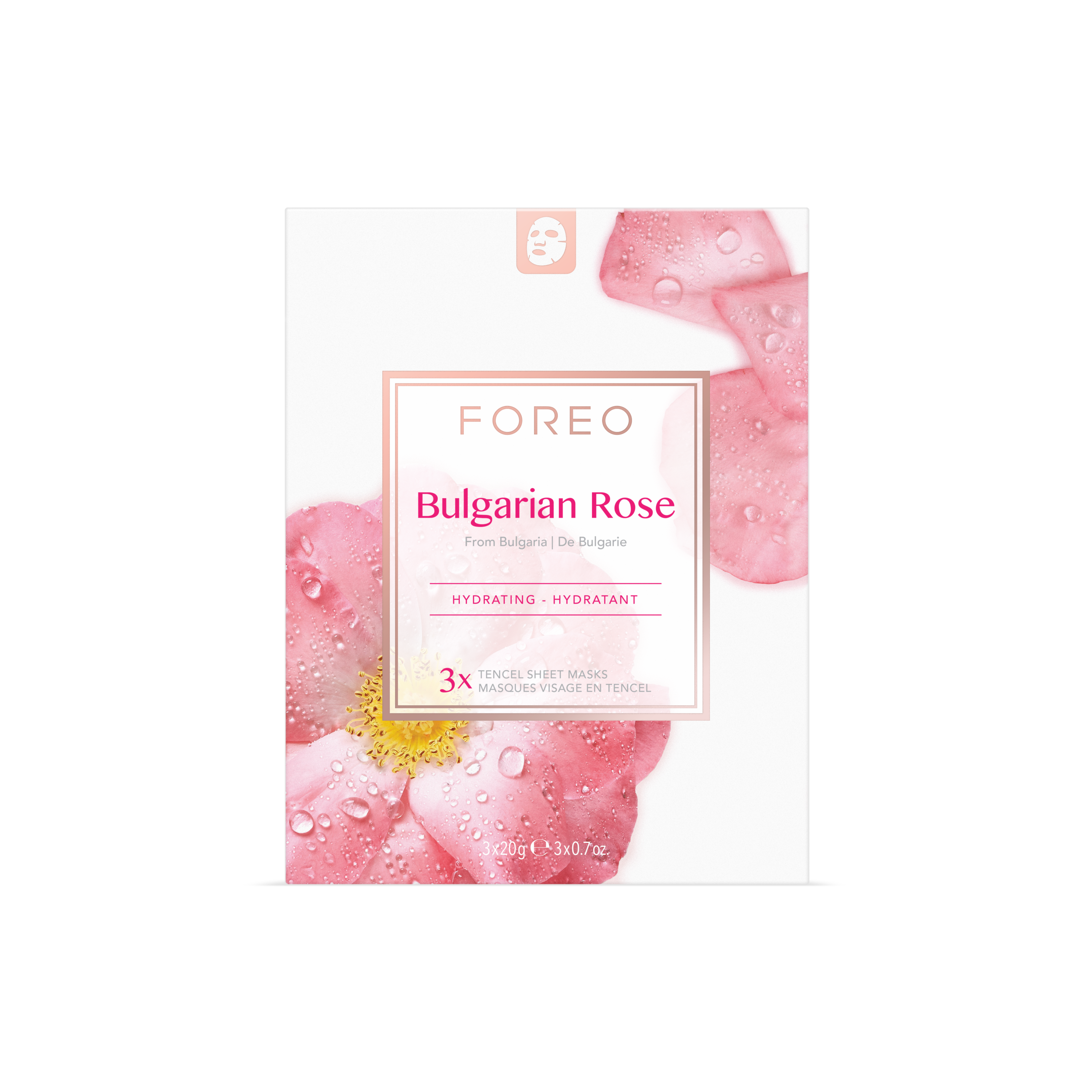 Farm To Face Sheet Mask - Bulgarian Rose x3