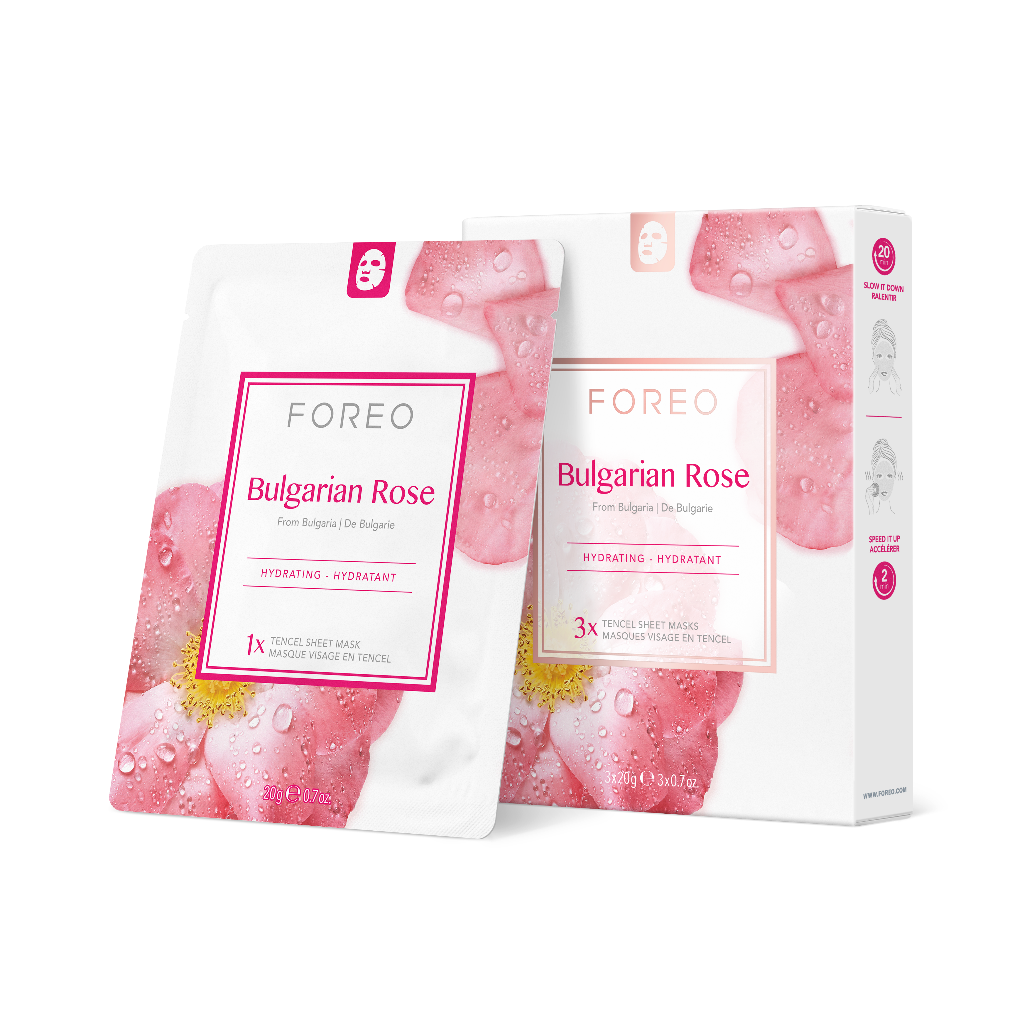 Farm To Face Sheet Mask - Bulgarian Rose x3