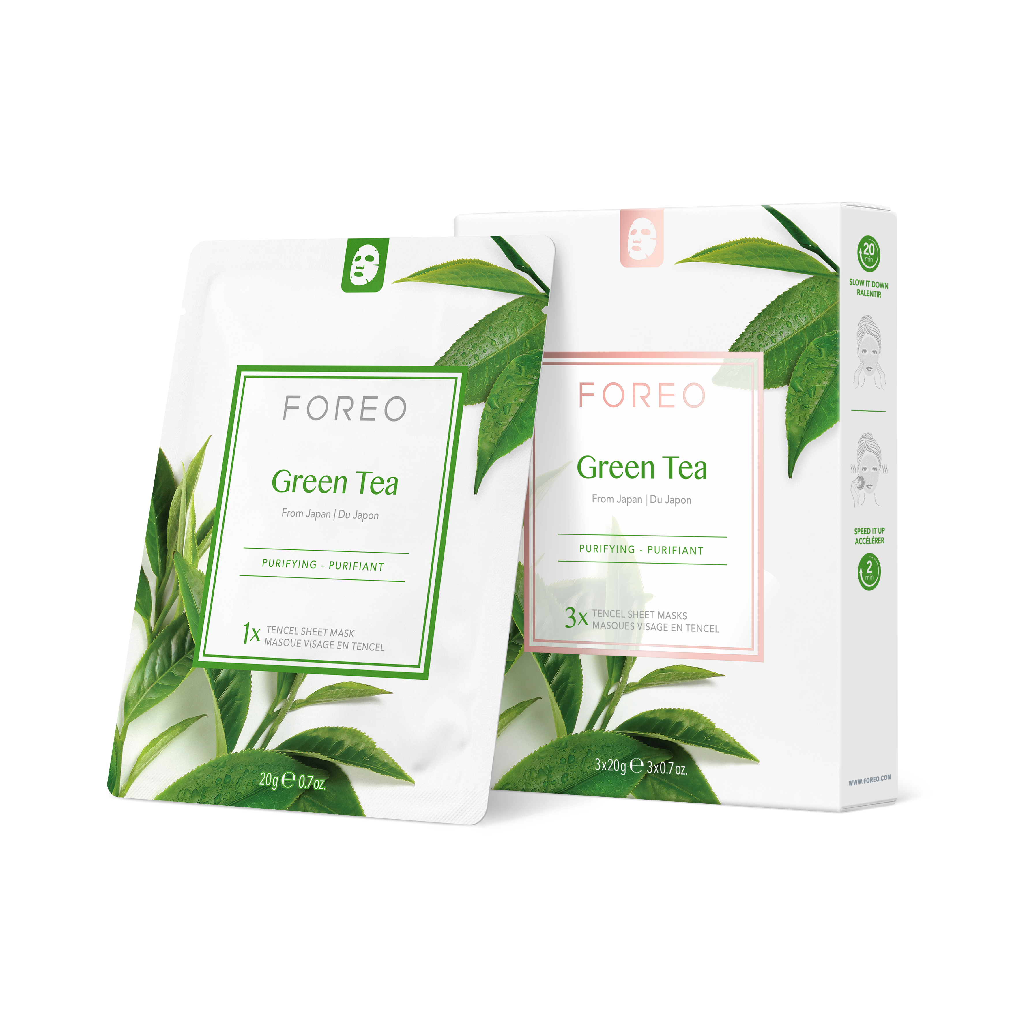 Farm To Face Sheet Mask - Green Tea x3
